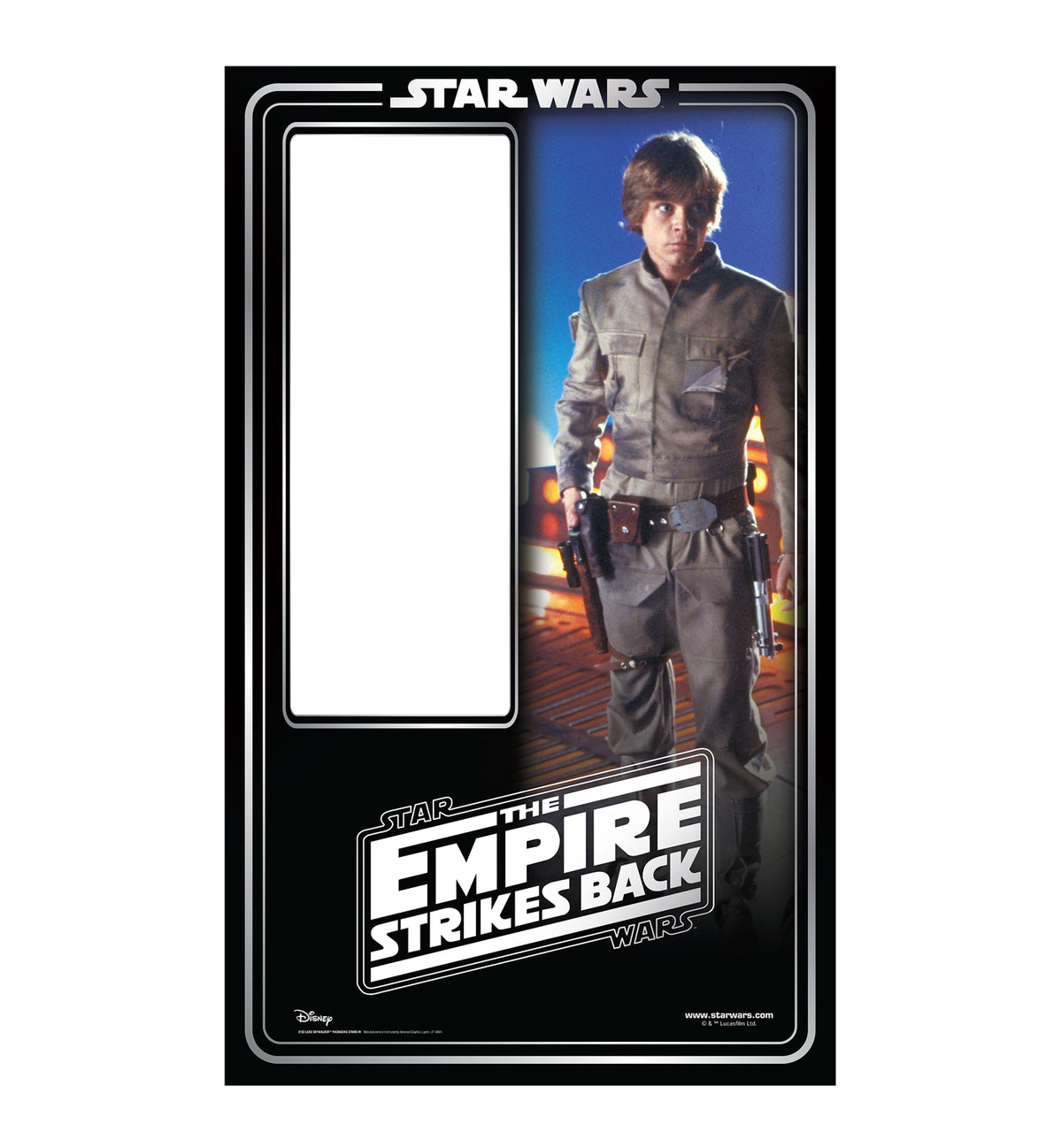 Luke Skywalker Packaging Standin (Star Wars 40th Empire Strikes Back) Cardboard Cutout