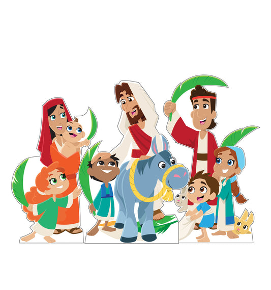 Palm Sunday Set Cardboard Cutout