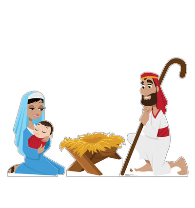 Nativity Set Cardboard Cutout