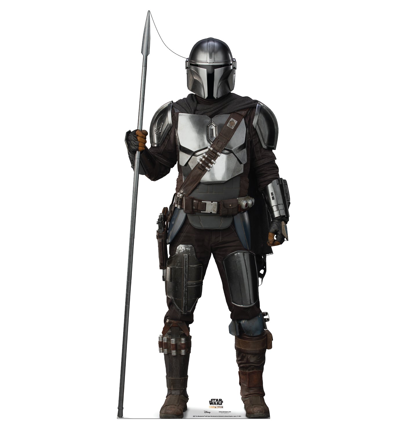 The Mandalorian with Spear (The Mandalorian Season 2) Cardboard Cutout