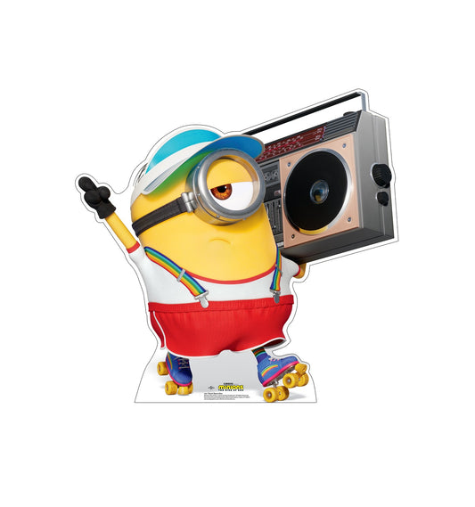 Stuart Boom Box (Minions Rise of Gru) Cardboard Cutout
