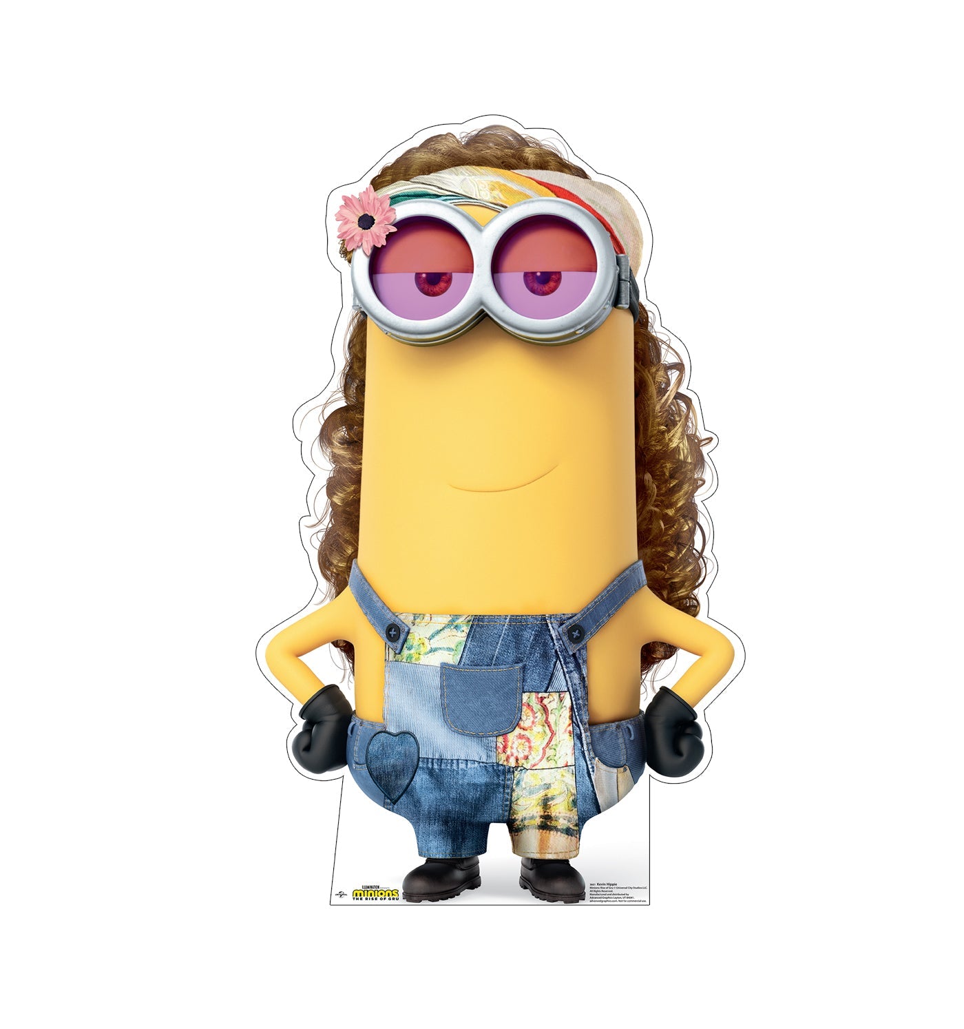 Kevin Hippie (Minions Rise of Gru) Cardboard Cutout