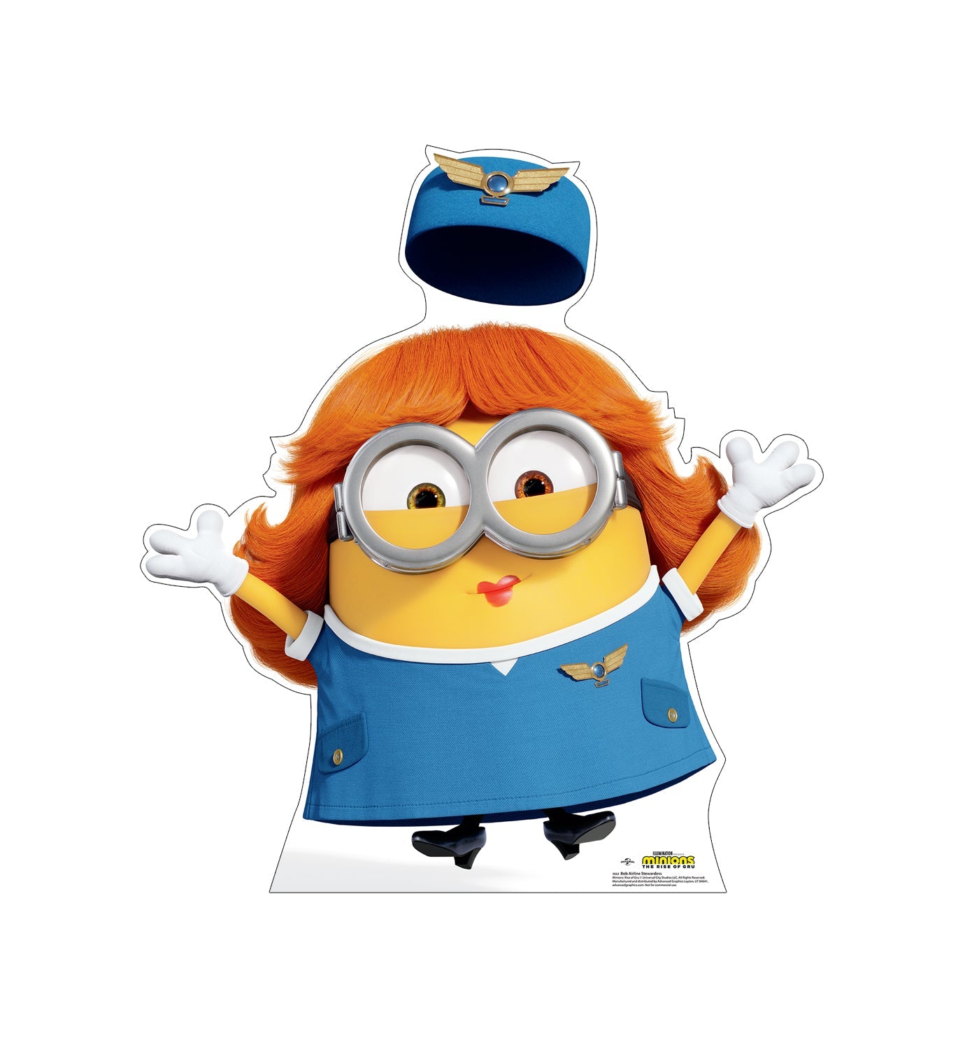 Bob Airline Stewardess (Minions Rise of Gru) Cardboard Cutout