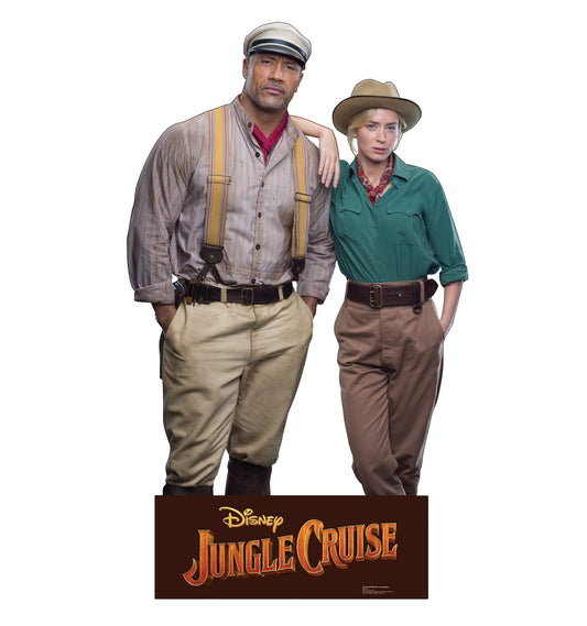 Frank Wolff & Dr. Lily Houghton (Disney's Jungle Cruise) Cardboard Cutout