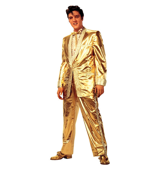 Elvis Presley Gold Suit Cardboard Cutout