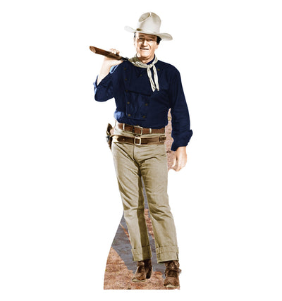 John Wayne Rifle on Shoulder Cardboard Cutout