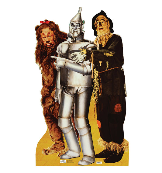 Lion, Tinman, and Scarecrow Cardboard Cutout