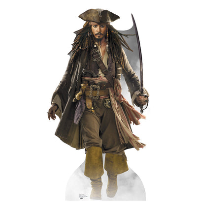 Capt Jack Sparrow Walking Cardboard Cutout