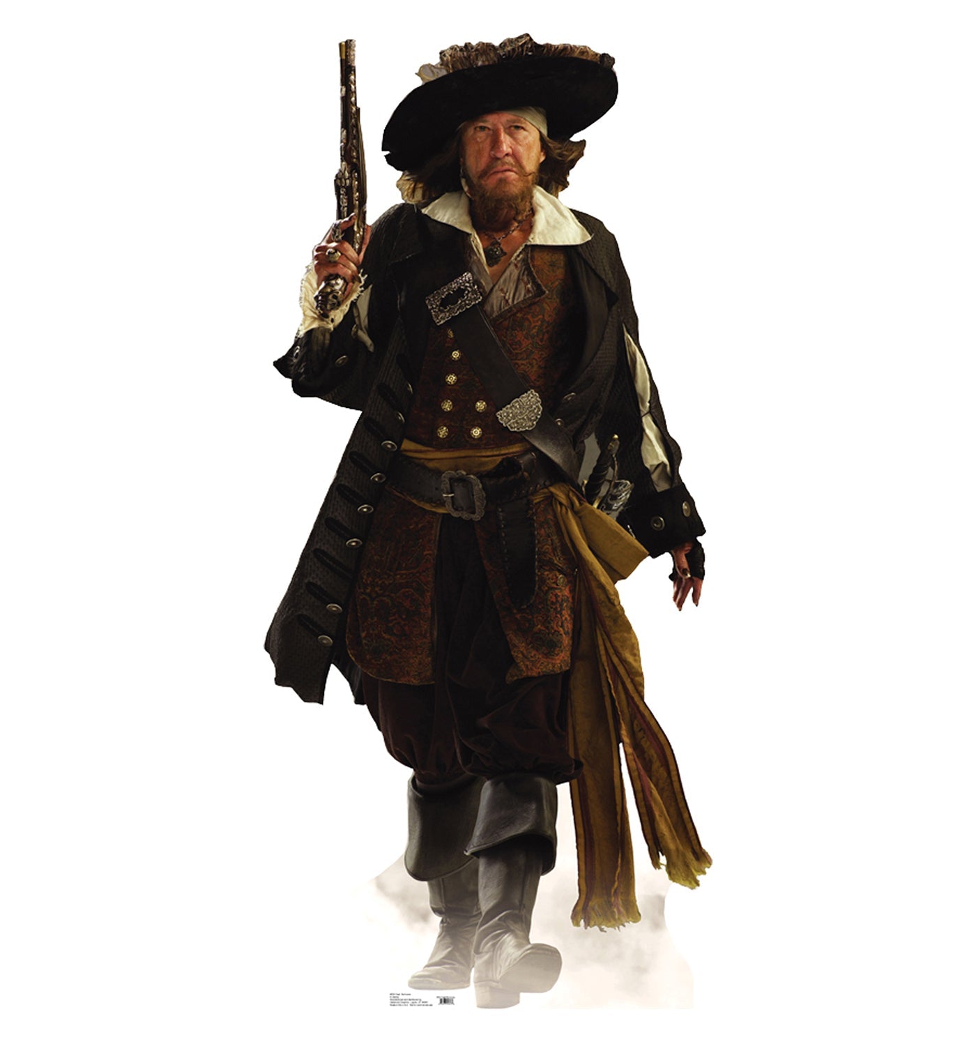 Capt Barbossa (At Worlds End) Cardboard Cutout