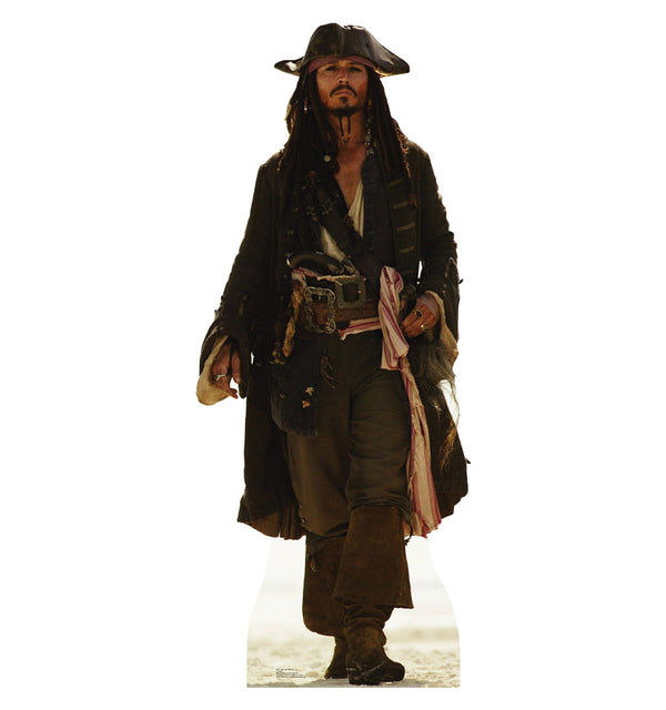 Capt Jack Sparrow Black Pearl Cardboard Cutout