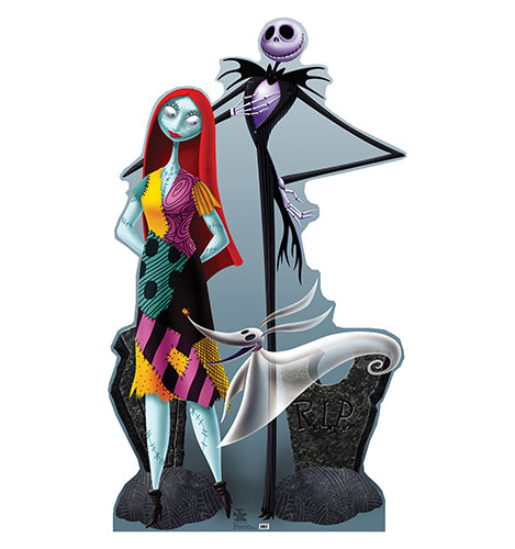 Jack, and Sally Cardboard Cutout