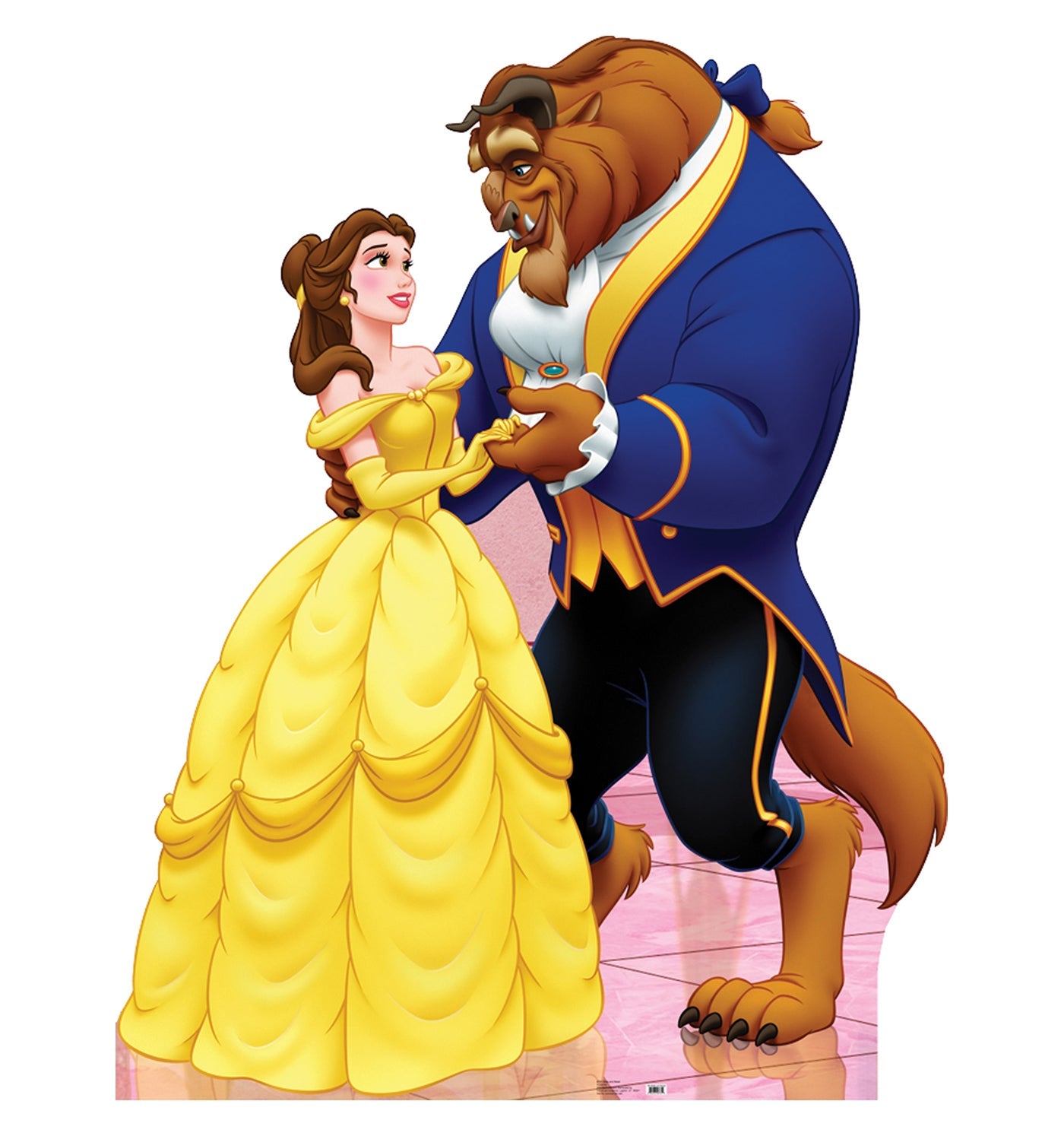 Belle and Beast Cardboard Cutout