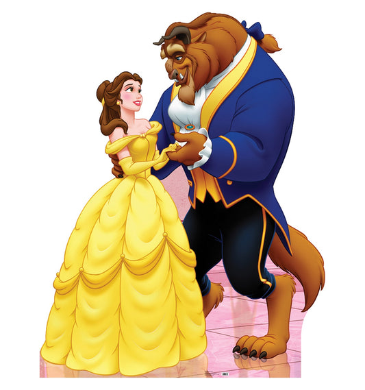 Belle and Beast Cardboard Cutout