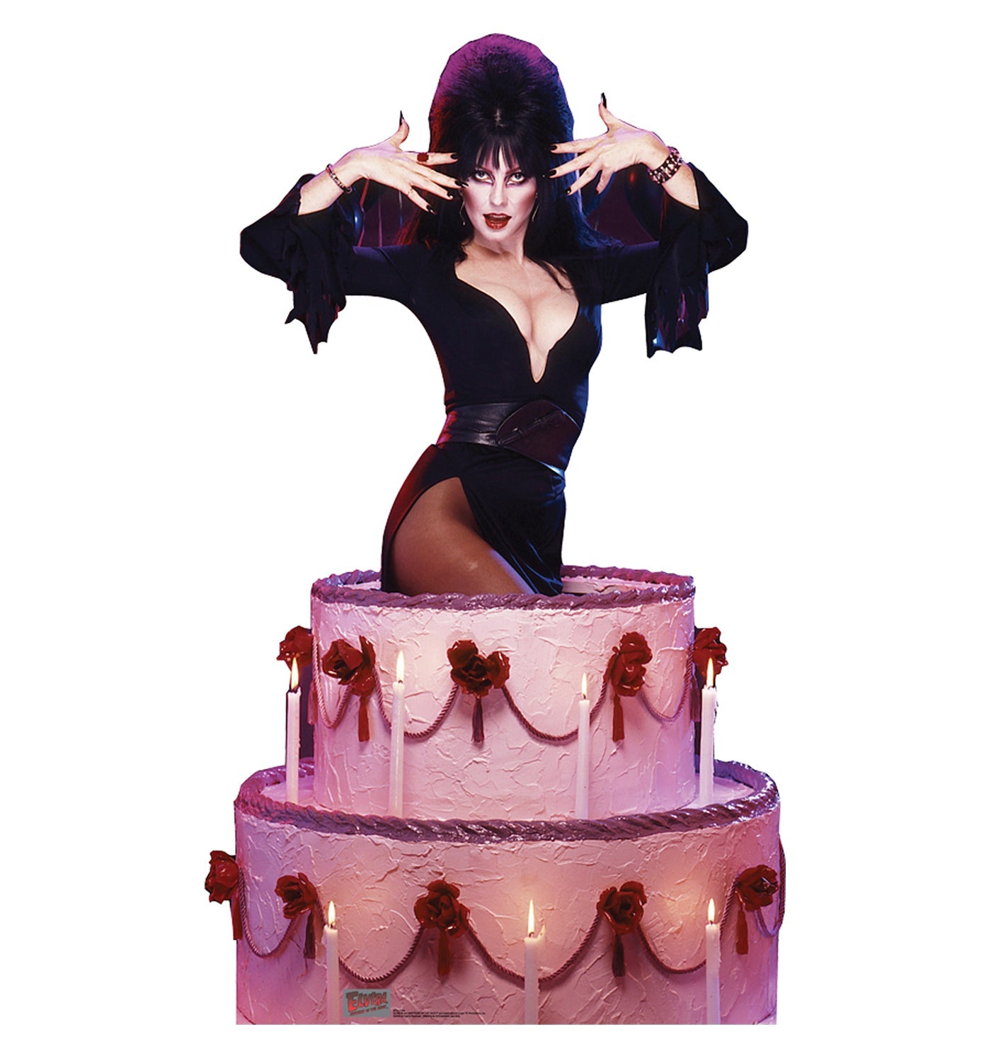 Elvira - Cake - TALKING Cardboard Cutout