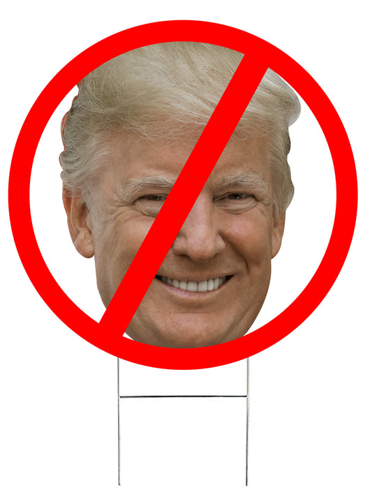 3FT Anti Donald Trump Outdoor Big Head Yard Sign