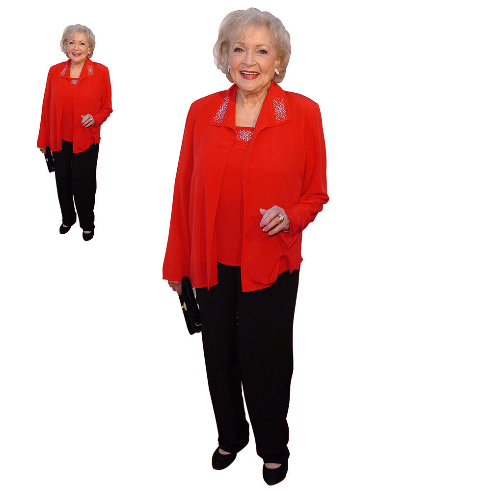 Betty White Cardboard Cutout
