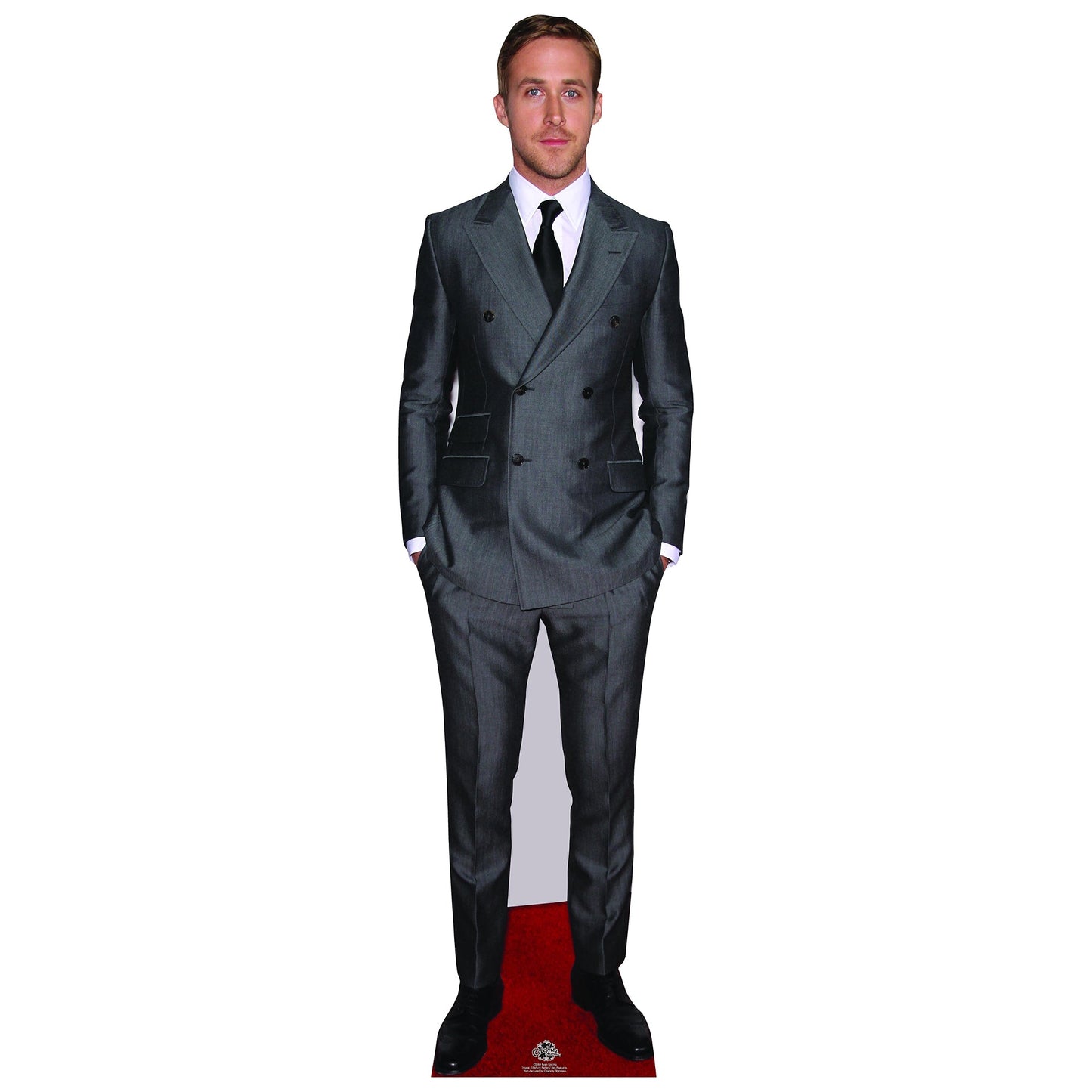 Ryan Gosling Gray Suit Cardboard Cutout