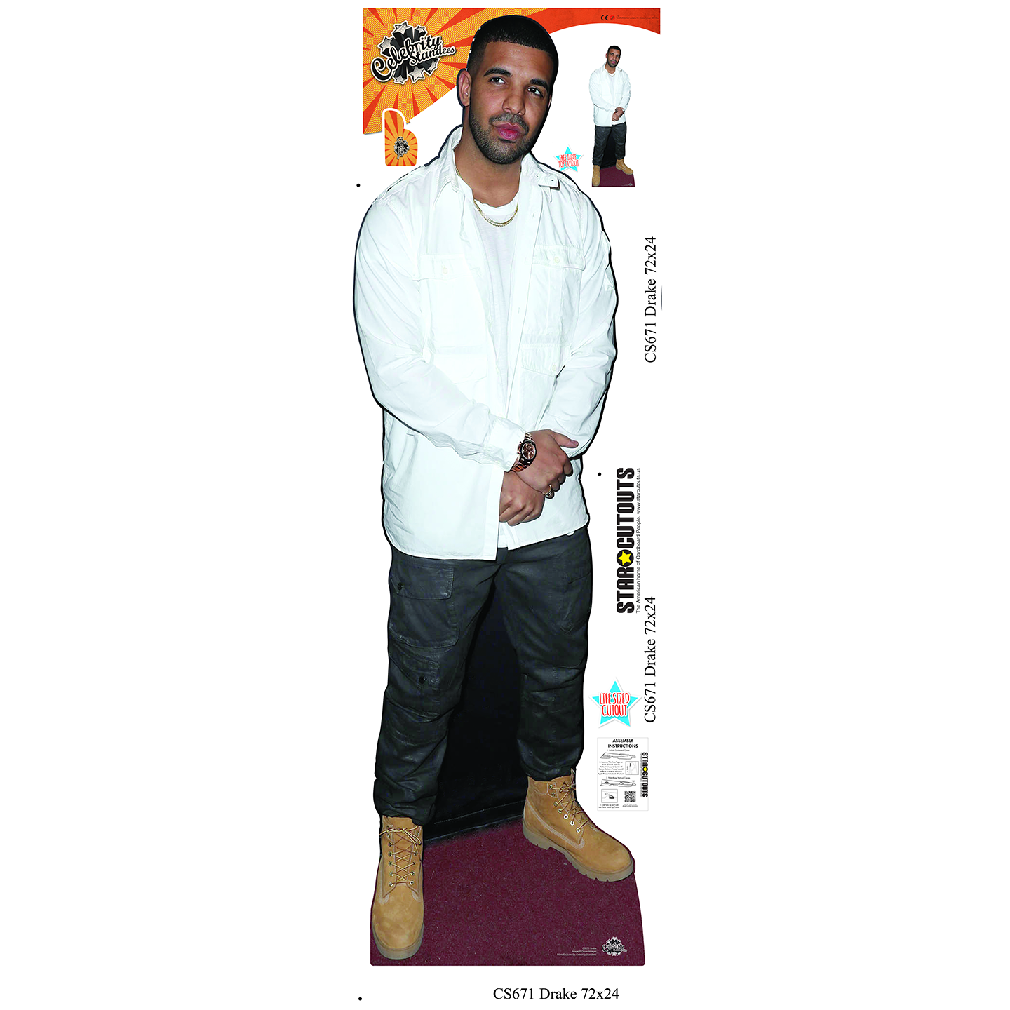 Drake Cardboard Cutout Free Shipping – Life Size Custom Cutouts