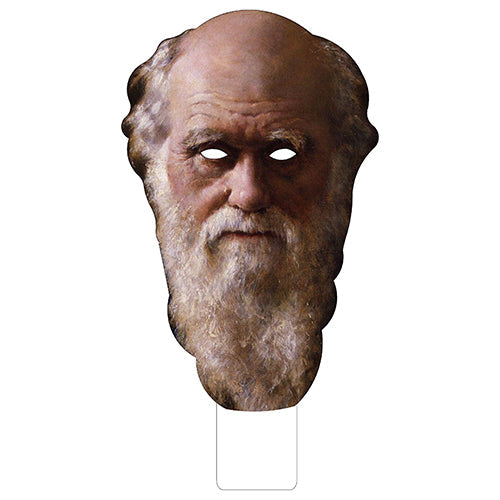 Charles Darwin Cardboard Mask