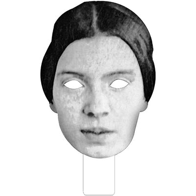 Emily Dickinson Cardboard Mask