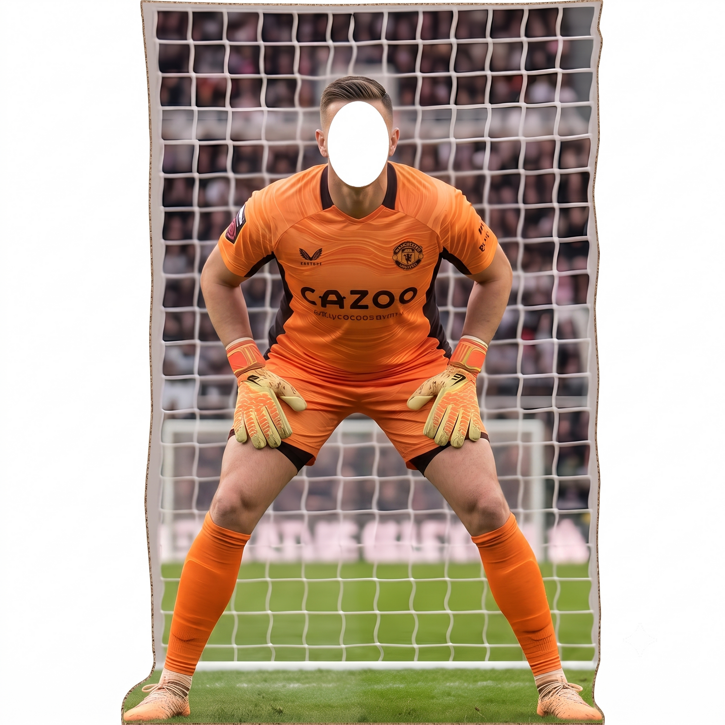 Male Soccer Goalie Stand In Cutout Standee Standup