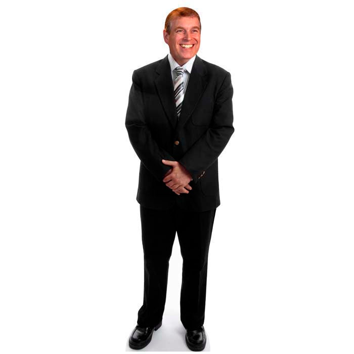 Prince Andrew Duke York Cardboard Cutout