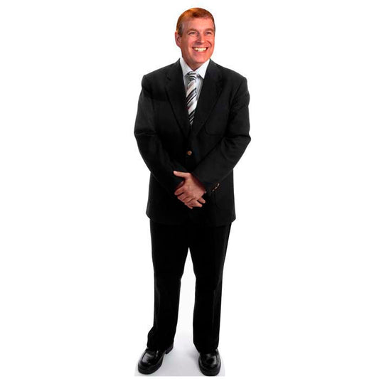 Prince Andrew Duke York Cardboard Cutout