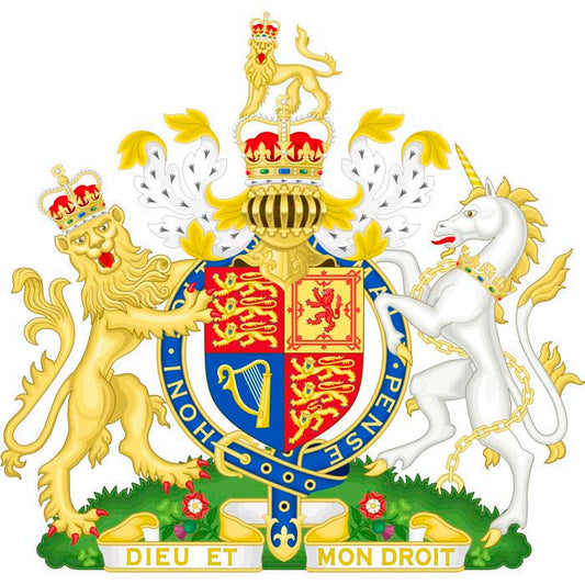 Royal Family Coat of Arms Cardboard Cutout