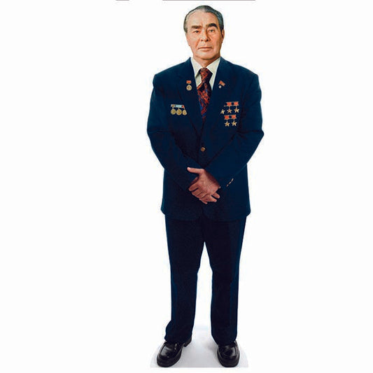 Leonid Brezhnev Cardboard Cutout