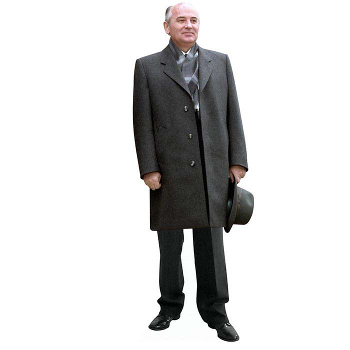 Mikhail Gorbachev Cardboard Cutout