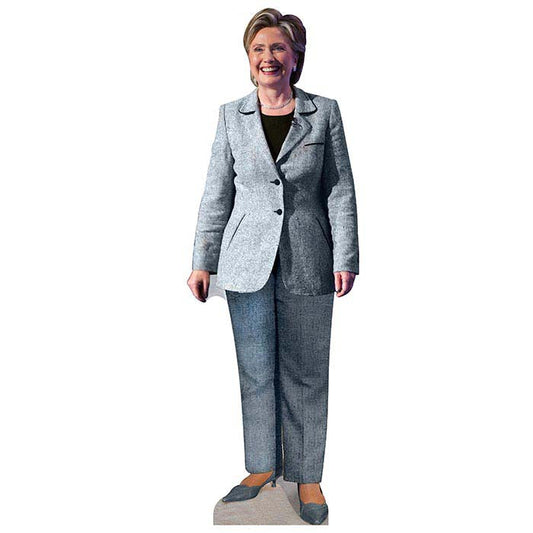 Hillary Clinton Gray Suit Cardboard Cutout