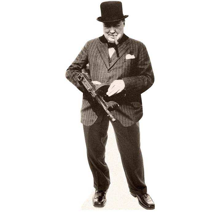 Winston Churchill Cardboard Cutout
