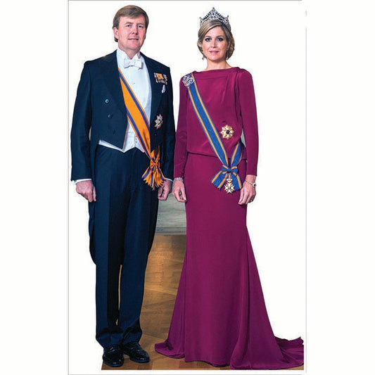 Dutch King & Queen Cardboard Cutout