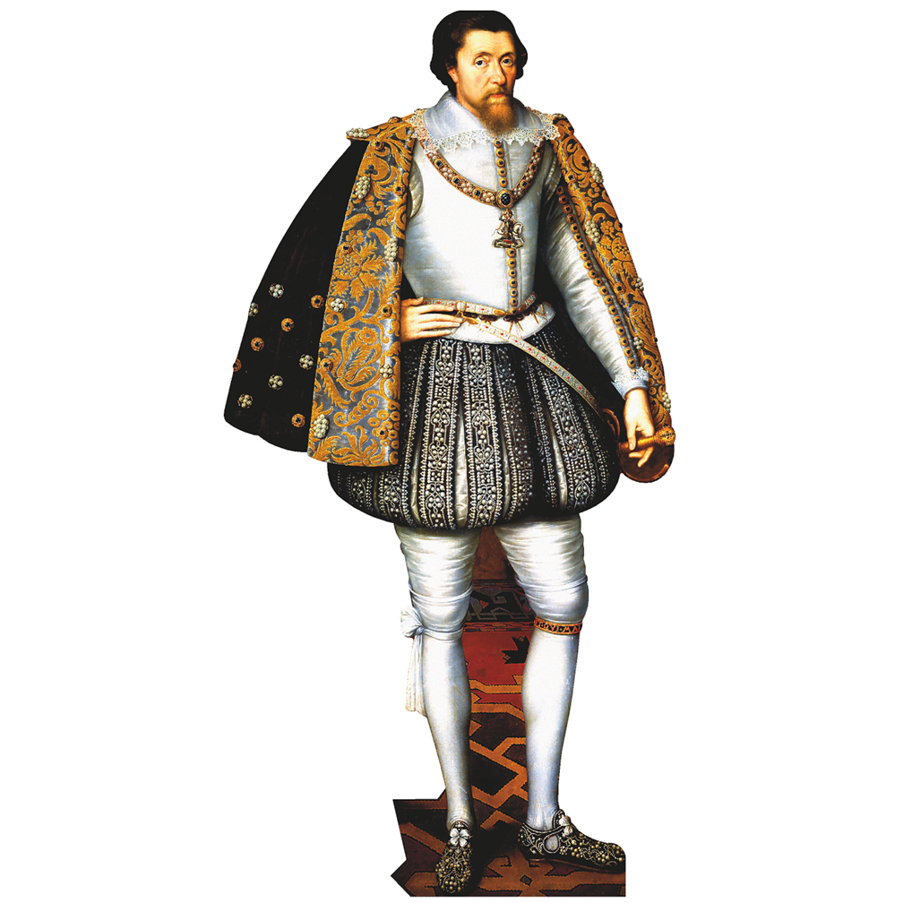 King James VI Cardboard Cutout