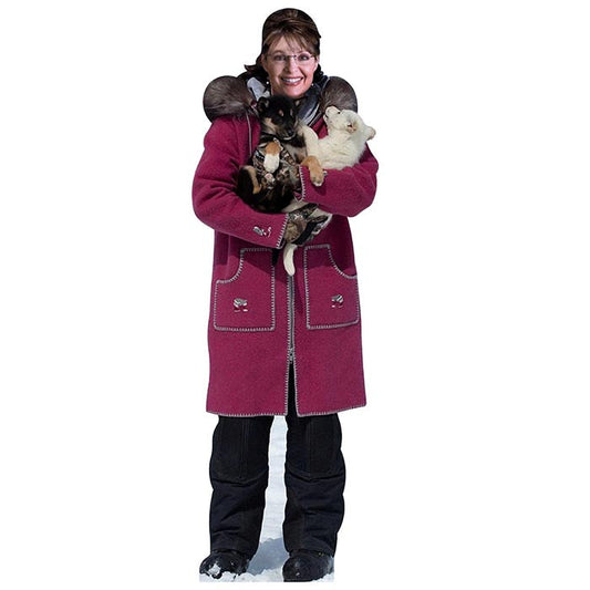 Sarah Palin at Alaska Cardboard Cutout