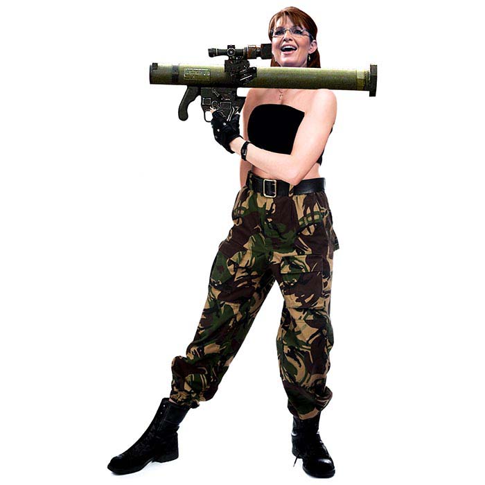 Sarah Palin RPG Cardboard Cutout