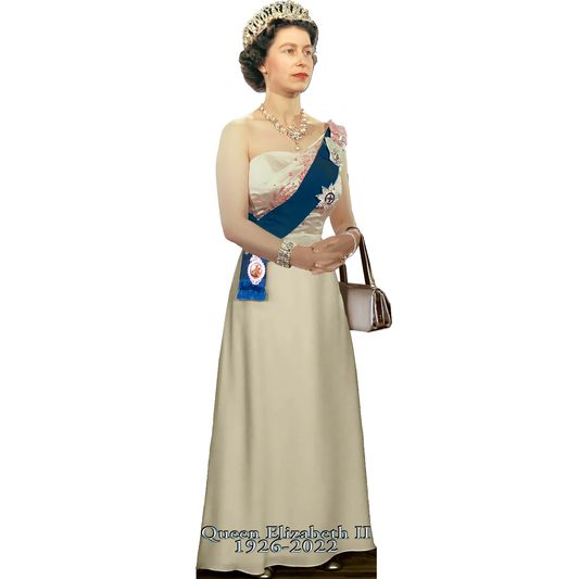 Young Queen Elizabeth II RIP 1959 Cardboard Cutout