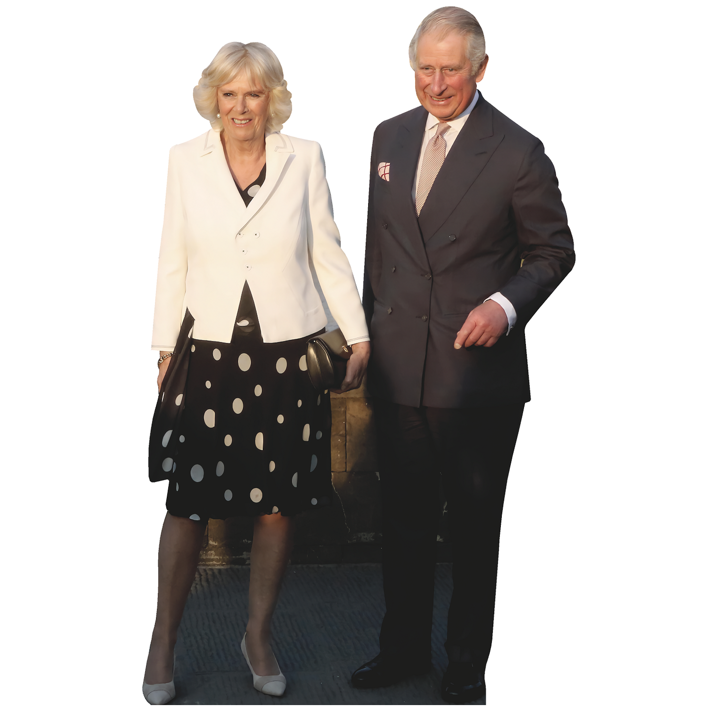 Prince King Charles and Camilla Queen Consort Cardboard Cutout