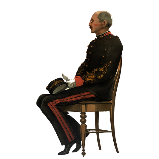 Alfred Dreyfus French Devil's Island Prisoner Cardboard Cutout
