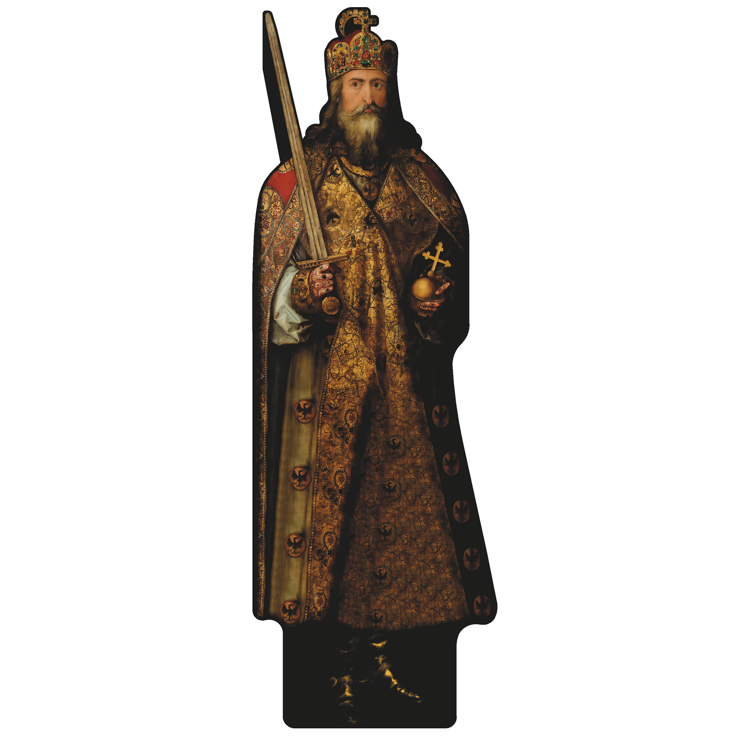 Charlemagne King of the Franks Cardboard Cutout