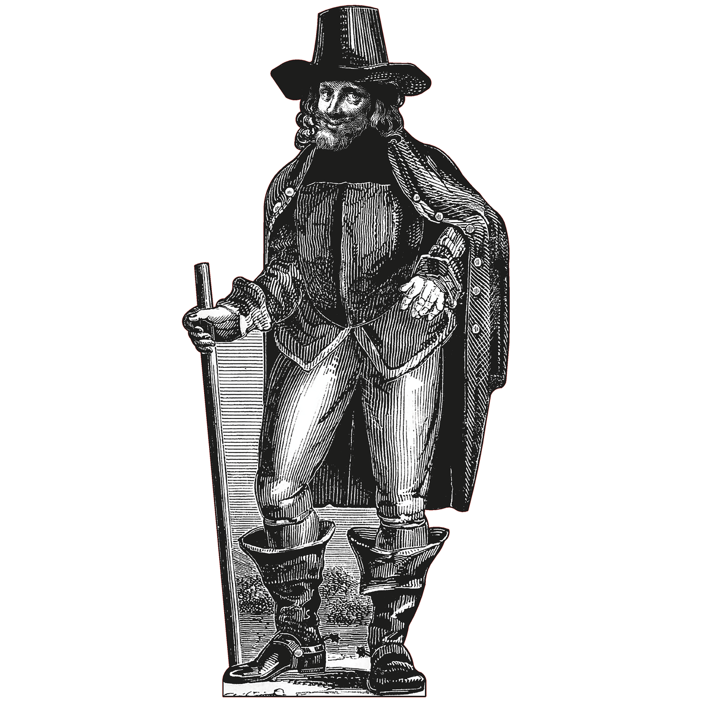 Guy Fawkes Cardboard Cutout