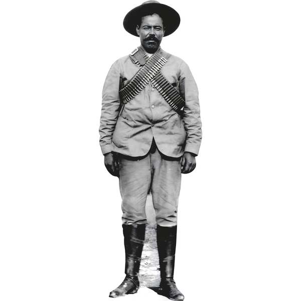 Pancho Villa Bandolier Mexican Revolution Governor Cardboard