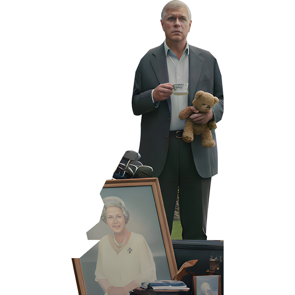 Prince Andrew Kicked out Royal Lodge Cardboard Cutout
