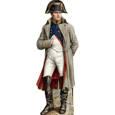 Napoleon Tan Uniform Cardboard Cutout
