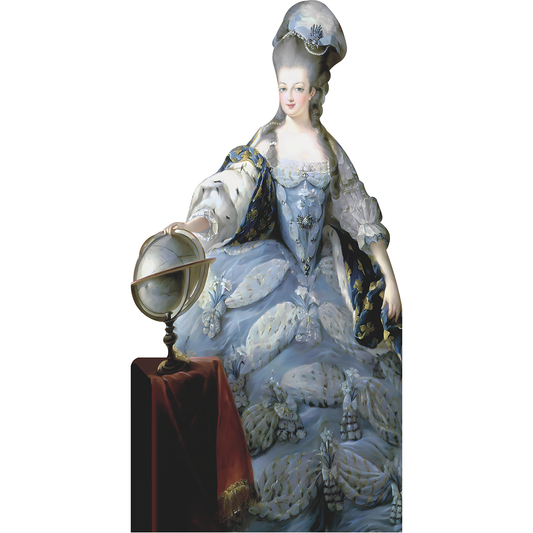 Marie Antoinette Queen Consort France 1775 Cardboard cutout