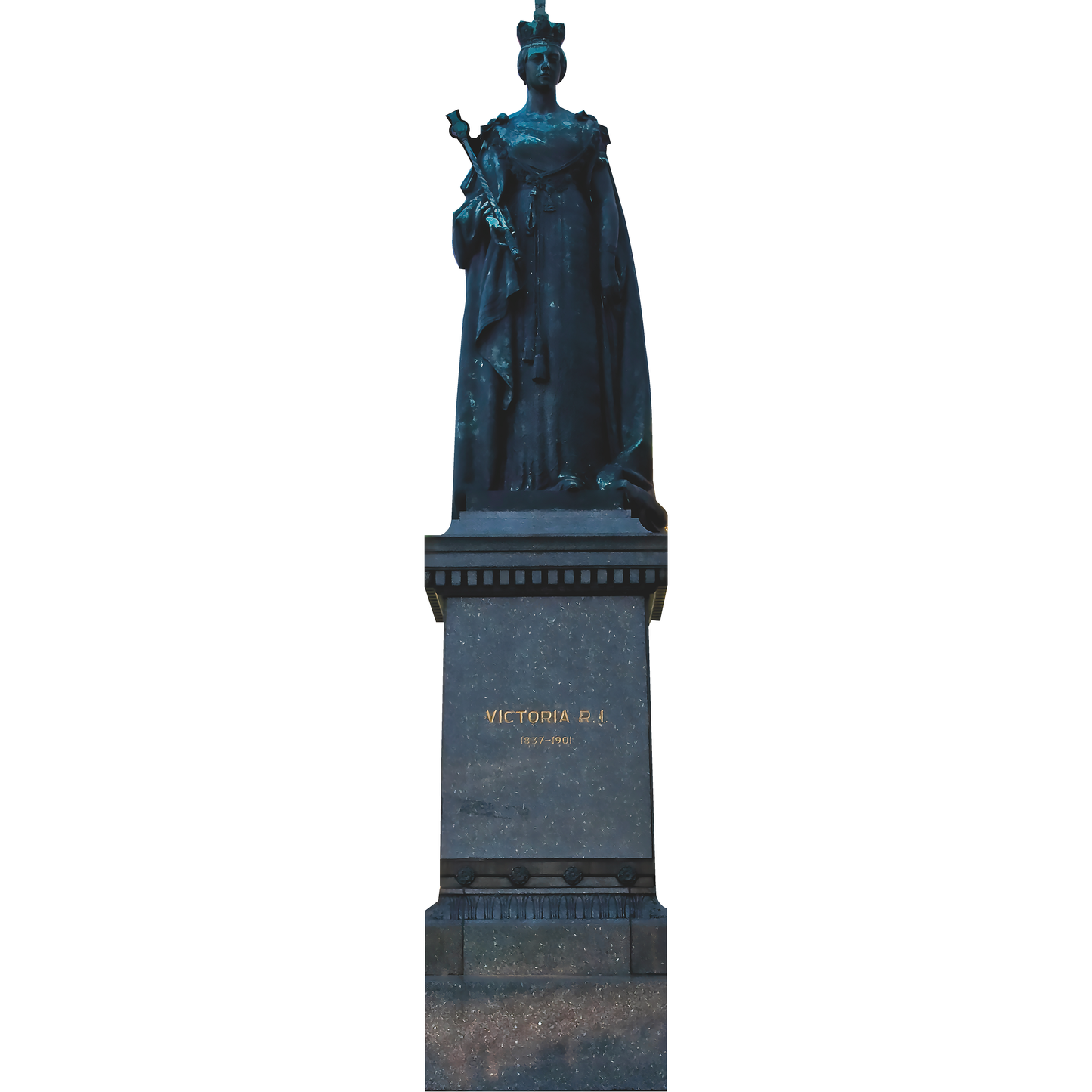 Queen Victoria Statue British Columbia Parliament Cardboard Cutout