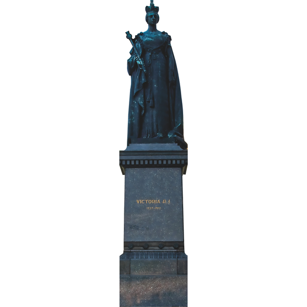 Queen Victoria Statue British Columbia Parliament Cardboard Cutout