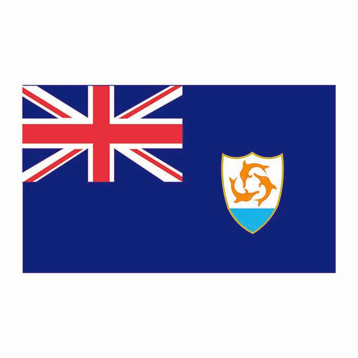 Anguilla Flag Cardboard Cutout