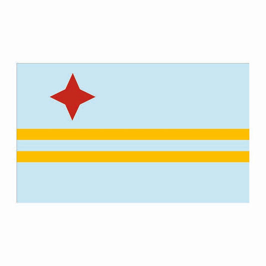 Aruba Flag Cardboard Cutout