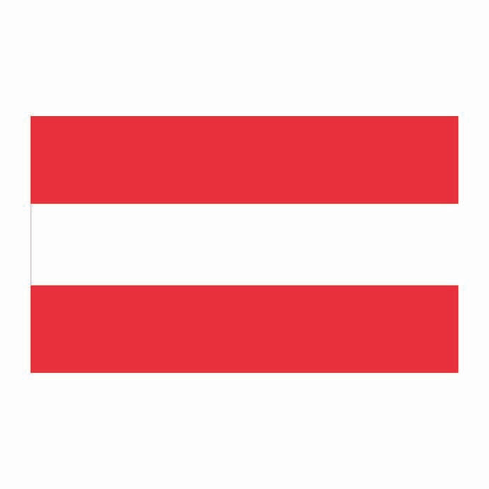 Austria Flag Cardboard Cutout